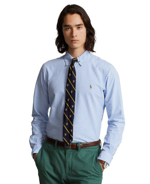 Men's Classic-Fit Gingham Oxford Shirt