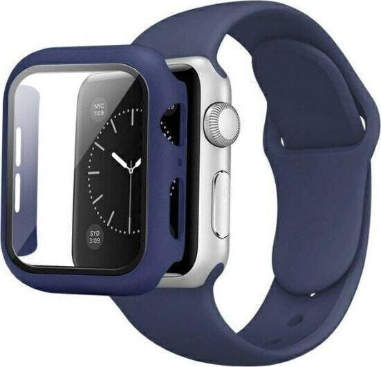 Beline Beline pasek Apple Watch Silicone 38/40/41mm blue colour + case