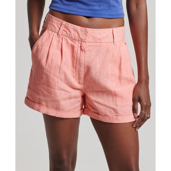 SUPERDRY Studios Overdyed Linen shorts