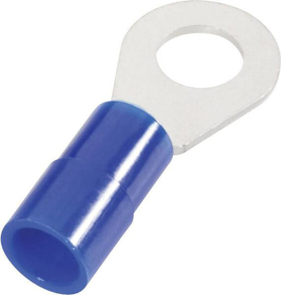 Cimco 180080 - Tubular ring lug - Tin - Straight - Blue,White - Nylon,Polyamide - Polyamide (PA)