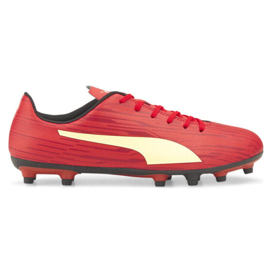 Puma Rapido Iii Firm GroundAg Soccer Cleats Mens Red Athletic Shoes 10657207