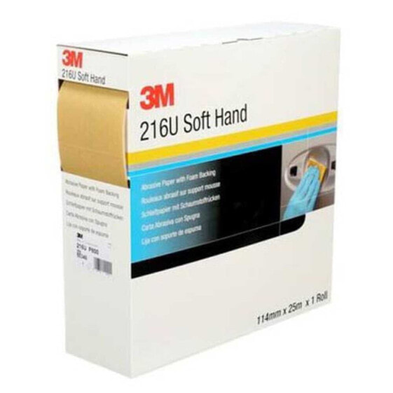 3M P240 25 m Sandpaper With Foam Support