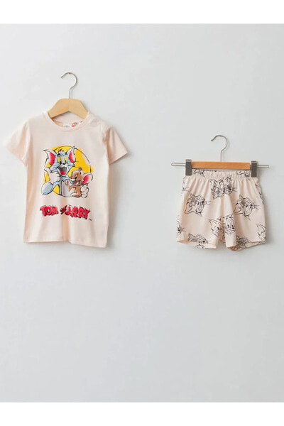 Пижама LC Waikiki Tom and Jerry Short-Sleeve Cotton Baby Boy Pajama