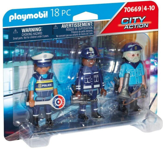Игровой набор Playmobil Police Figure Set City Action (Городская акция)