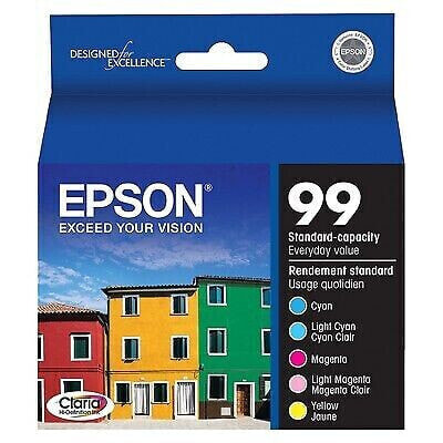 Epson 99 Color Combo 5pk Ink Cartridges - Cyan,Light Cyan,Magenta,Light