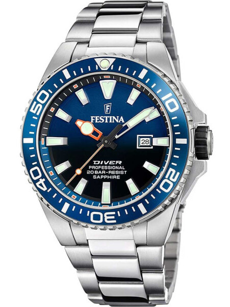 Festina F20663/1 Mens Watch Professional Diver 45mm 20ATM