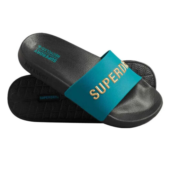 SUPERDRY Code Logo Vegan Slides