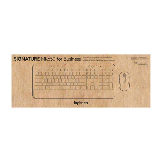 Клавиатура и беспроводная мышь Logitech MK650 QWERTY