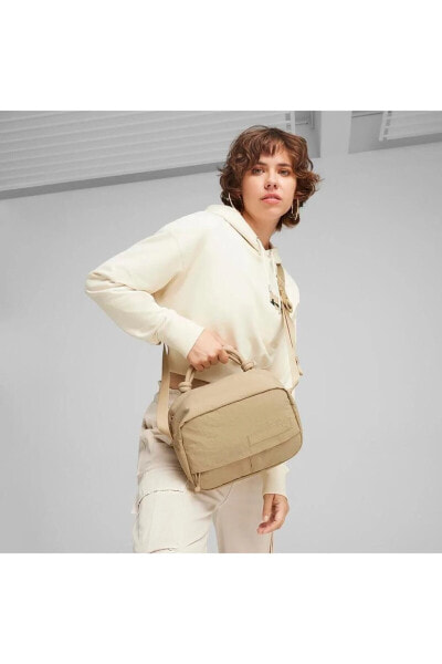 Спортивная сумка PUMA женская бежевая на плечо (090396-02)
