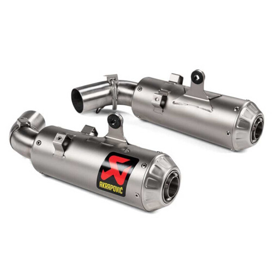 AKRAPOVIC Ducati Hypermotard 950/SP 19 S-D9SO14-HIFFT Homologated Titanium Slip On Mufflers