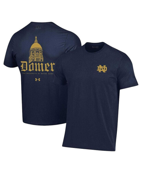 Men's Navy Notre Dame Fighting Irish Domer 2-Hit T-shirt