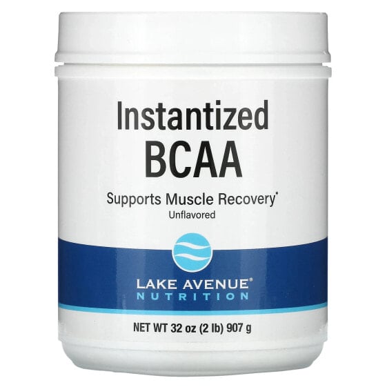 Аминокислоты Lake Avenue Nutrition Instantized BCAA Powder, Неароматизированный, 907 г