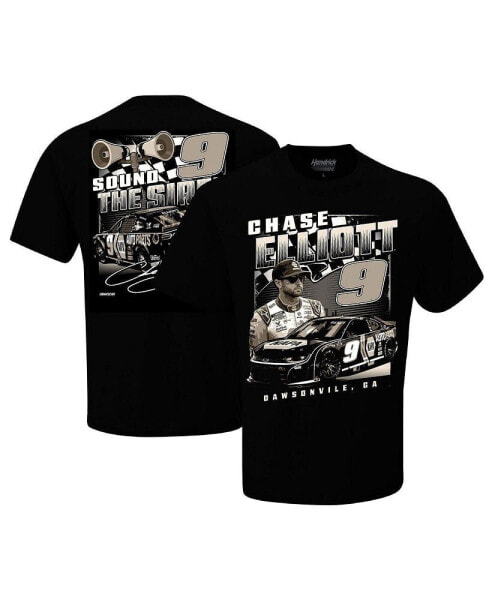 Men's Black Chase Elliott NAPA Burnout T-Shirt