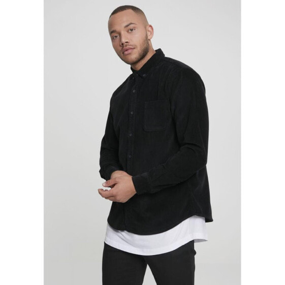 URBAN CLASSICS Corduroy long sleeve shirt