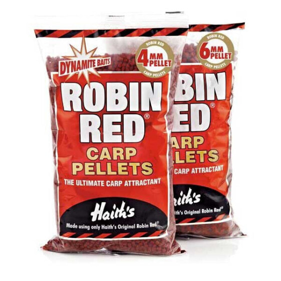 Прикормка для рыбалки Dynamite Baits Robin Red, красная, 900 г, не сверленная