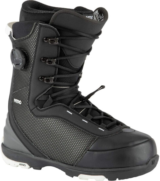 Nitro Men's Club Boa Hybrid Boot'21 Snowboard Boot, Black