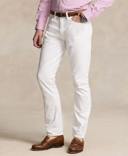 Men's Varick Slim Straight Garment-Dyed Jeans