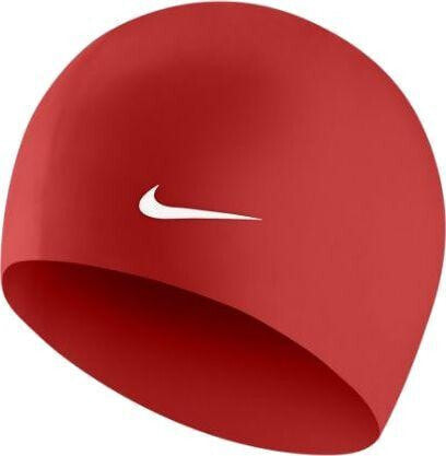 Шапочка для плавания Nike Czepek Solid Silicone красная (93060 614)