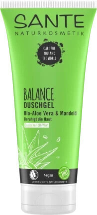 Duschgel Balance Bio-Aloe Vera & Mandelöl, 200 ml