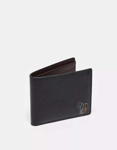 PS Paul Smith zebra billfold wallet in black