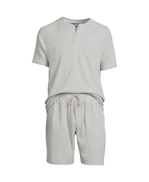 Men's Waffle Short Set