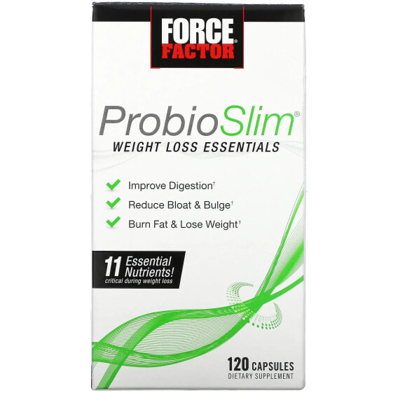Пробиотики для похудения Force Factor ProbioSlim, 120 капсул