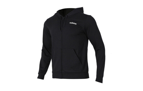 Куртка спортивная Adidas E PLN FZ FT для мужчин, черного цвета