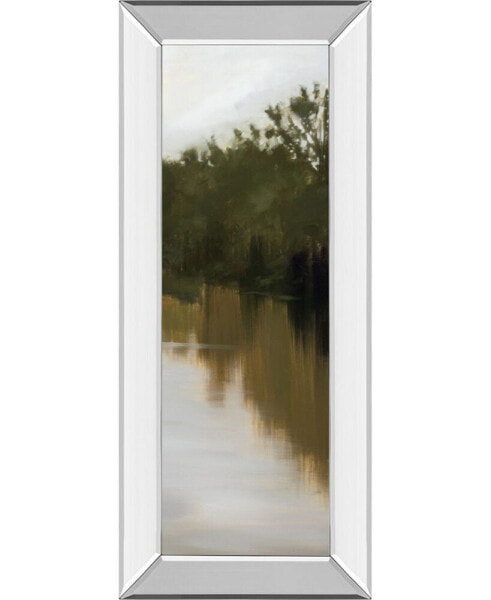 River Journey by Megan Lightell Mirror Framed Print Wall Art - 18" x 42"