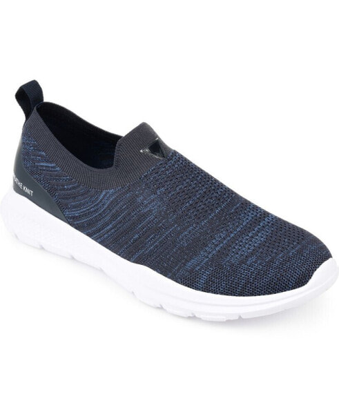 Стильные мужские слипоны Vance Co. Pierce Casual Slip-On Knit Walking Sneakers