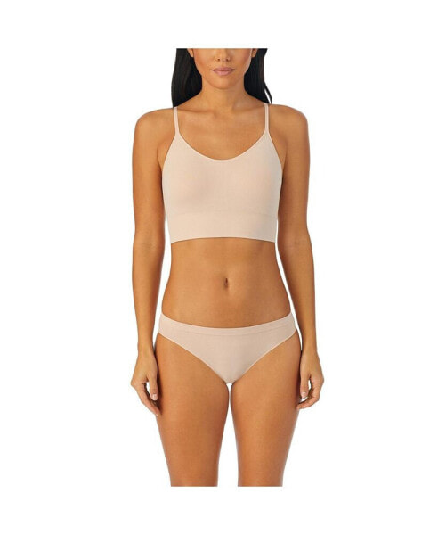 Women's Cabana Cotton Seamless Longline Bralette G5282