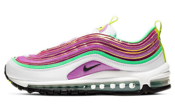 Кроссовки беговые Nike Air Max 97 бело-розовые CW5591-100