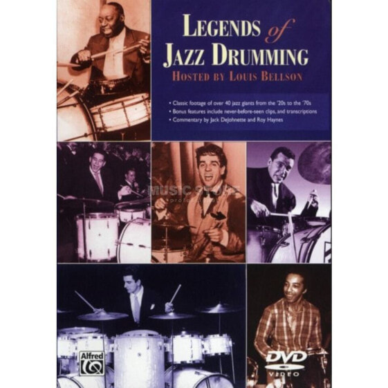 Alfred Music Legends of Jazz Drumming DVD, Paul Motian und andere