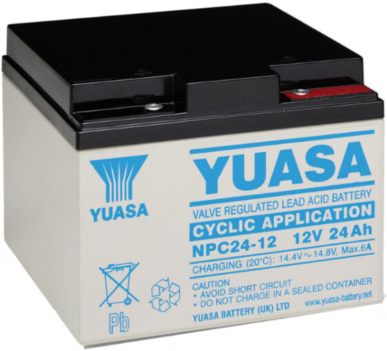 Yuasa NPC24-12 аккумулятор для ИБП Герметичная свинцово-кислотная (VRLA) 12 V 24 Ah