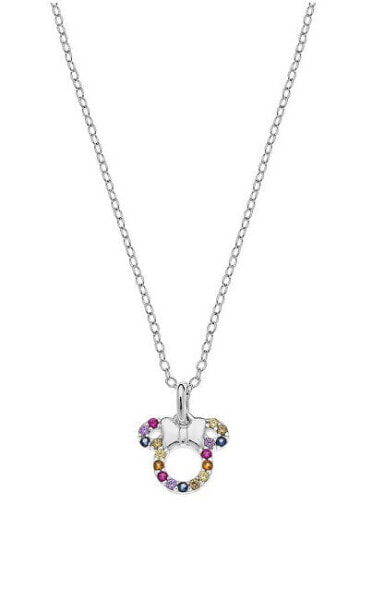 Charming silver Minnie Mouse necklace NS00032SZML-157.CS