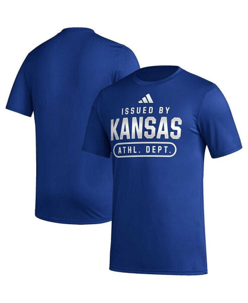 Men's Royal Kansas Jayhawks AEROREADY Pregame T-shirt