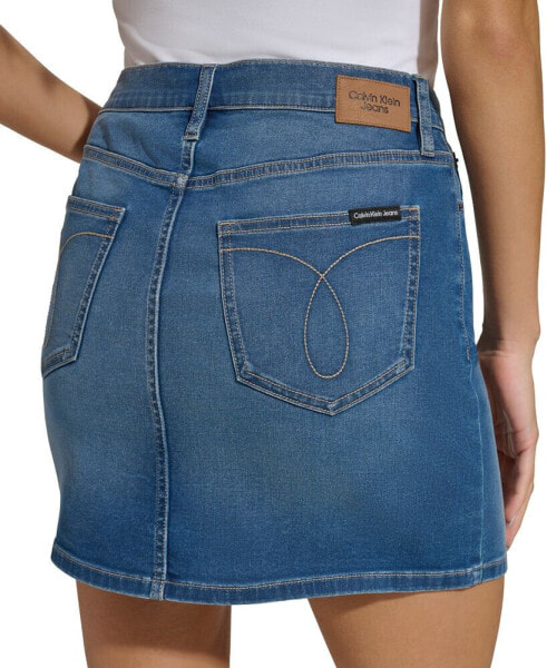 Юбка Calvin Klein Jeans Mid Rise Mini Denim