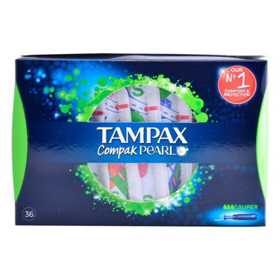 Супер тампоны Pearl Compak Tampax 8067056 (36 uds) 36 штук