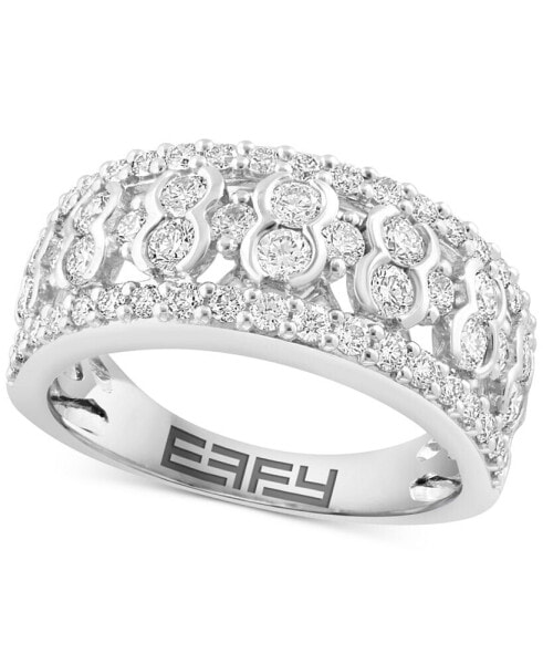 EFFY® Diamond Openwork Ring (1-1/4 ct. t.w.) in 14k White Gold