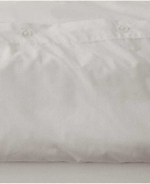 Cotton Cool-Air Percale Duvet Cover - Full/Queen