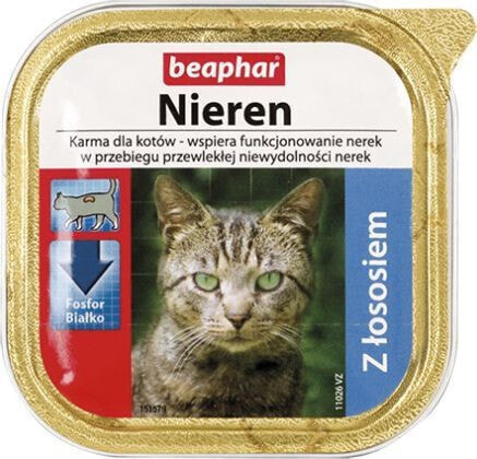Влажный корм для кошек Beaphar Nieren, для поддержания здоровья почек, 100 г