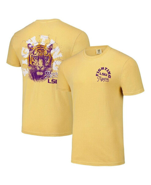 Men's and Women's Gold LSU Tigers Hyper Local Worn Mascot T-Shirt