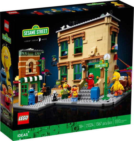 Конструктор пластиковый Lego Ideas Улица Сезамкова (21324)