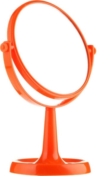 Kosmetikspiegel mit Ständer 85734 rund 15,5 cm orange