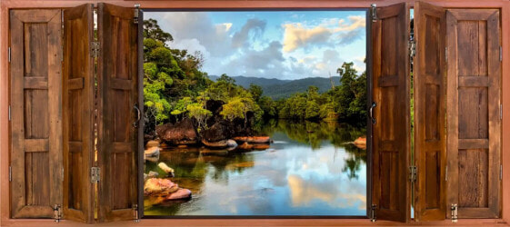 Poster Berglandschaft