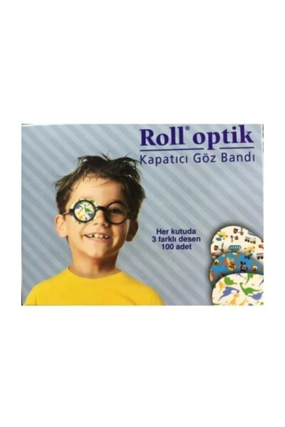 Пластырь для глаз детей мужского пола Kurtsan Roll Optik 100 шт
