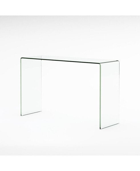 Cadyn Clear 12Mm Tempered Glass Console Table