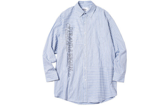 Рубашка мужская ROARINGWILD Рубашка с полосками и вышивкой
