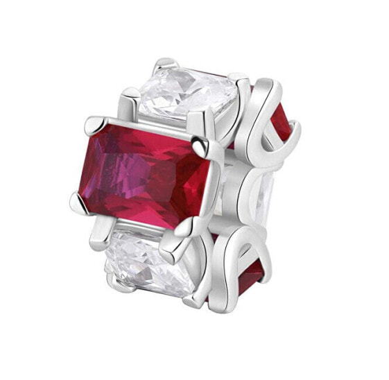 Fancy Passion Ruby FPR02 Sparkling Silver Pendant
