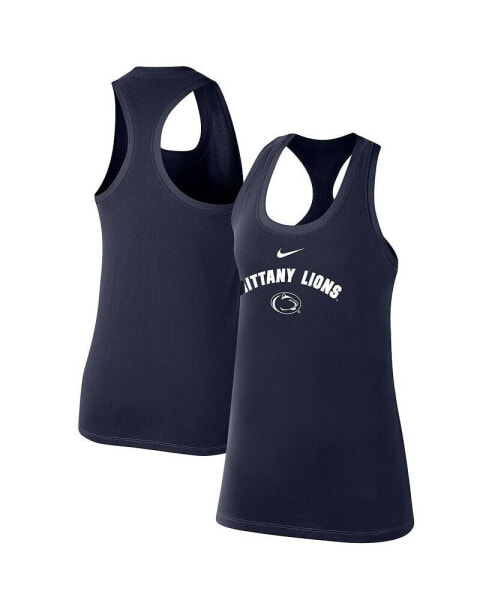 Women's Navy Penn State Nittany Lions Arch and Logo Classic Performance Tank Top