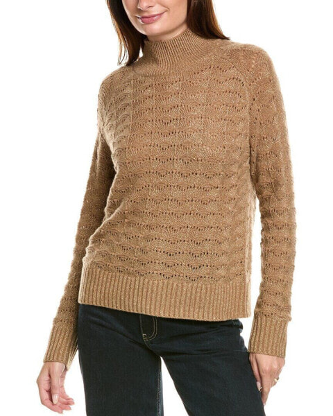 Kier+J Turtleneck Wool & Cashmere-Blend Sweater Women's